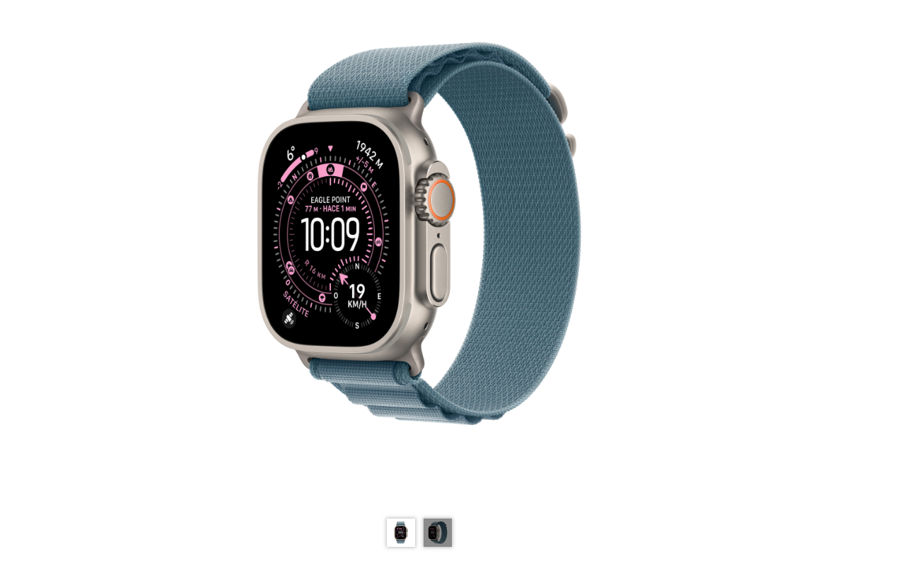 Apple Watch Ultra 3 49mm Titanio Alpine Loop Azul (Large)