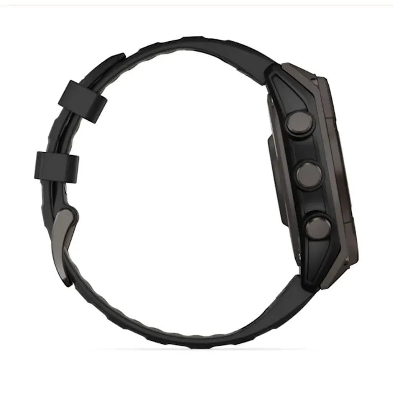 RELOJ GARMIN FÉNIX 8 47MM SOLAR ZAFIRO TITANIO DLC SILICONA