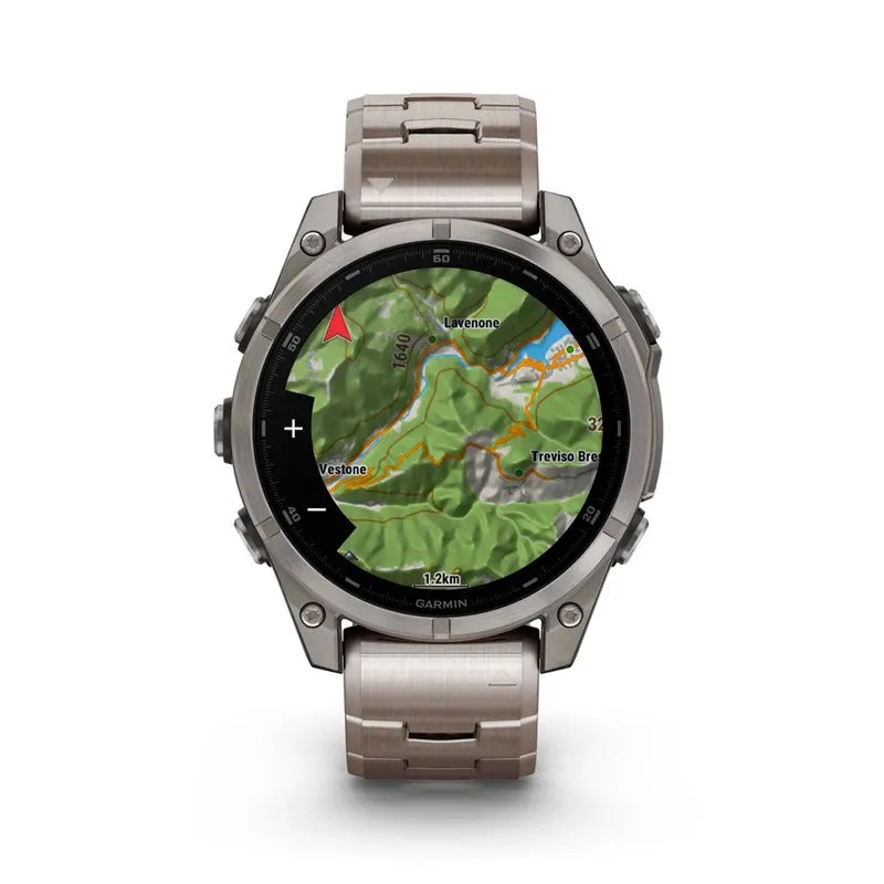 RELOJ GARMIN FÉNIX 8 47MM AMOLED TITANIO ZAFIRO