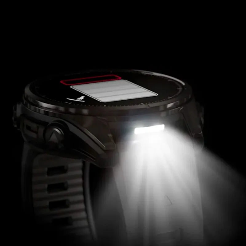 RELOJ GARMIN FÉNIX 8 43MM AMOLED DLC TITANIO SILICONA ZAFIRO