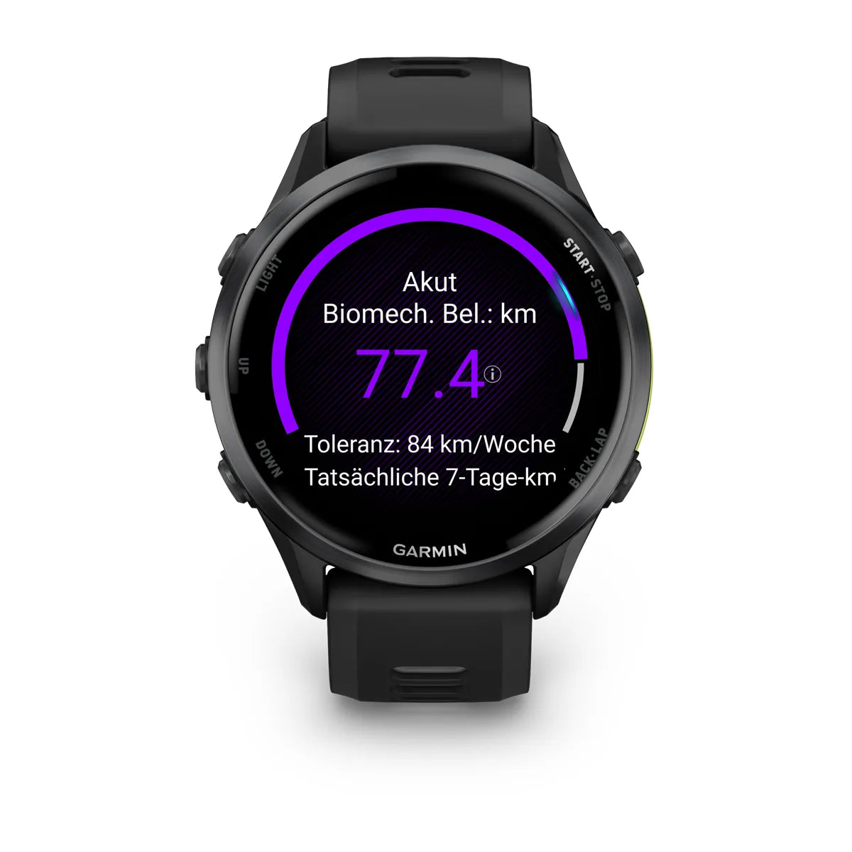 Garmin Forerunner 970 gris oscuro correa negro